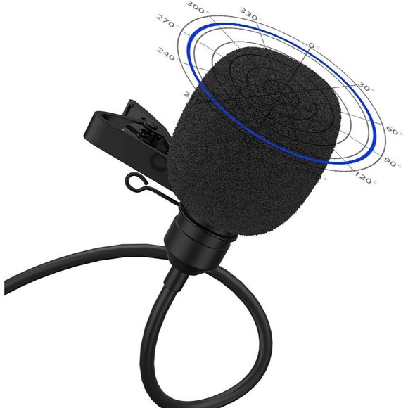 USB Lavalier Microphone-MAONO AU-UL10 192kHz/24bit Omnidirectional Lapel Hands - Picture 10 of 14